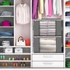 Clothes Storage Bag Large Capacity Foldable Clothing Moving Bag with Front Transparent Window