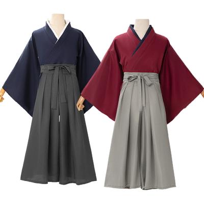Costume de cosplay de Kenshin le Rurouni Himura Kenshin, kimono de Kendo pour Comic Con et Halloween