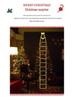 LED Santa Climbing Ladder Christmas Tree String Lights