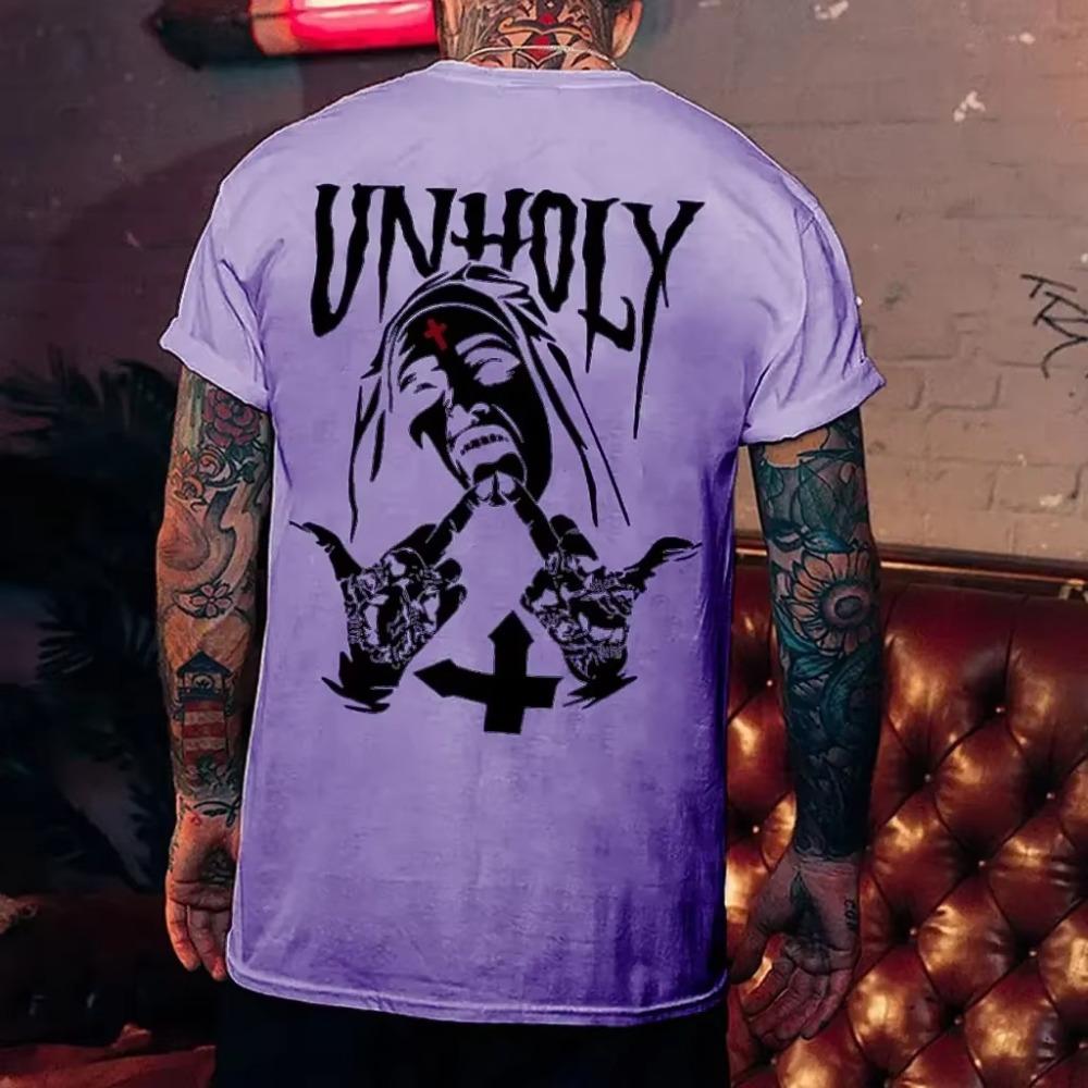 New Men's Summer Personalized  Trendy Element Hipster Fallow Short Sleeved Custom Tshirt for Men's Short Sleeved Top Comfortable