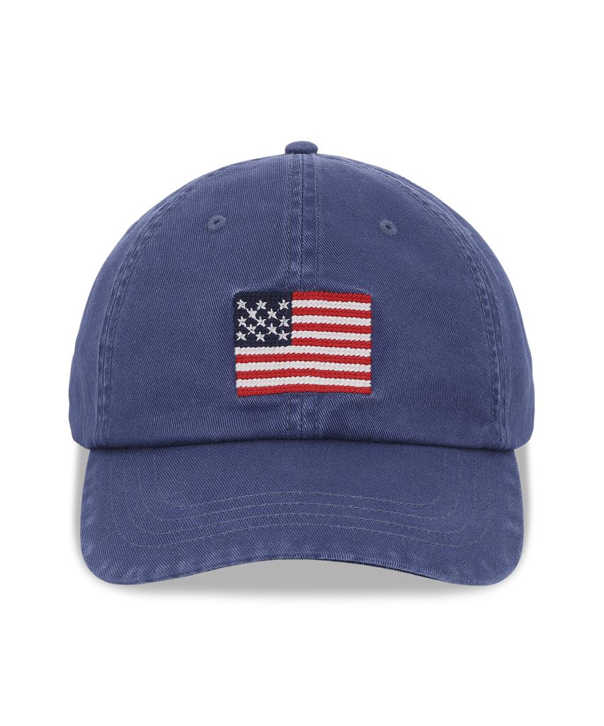 POLO RALPH LAUREN Flag Embroider Twill Ball Cap - Navy