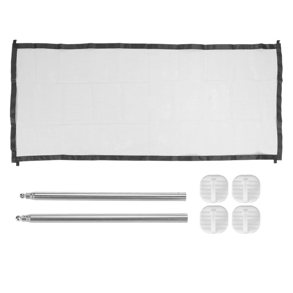 Mesh Dog Gate Punch Free Pet Safety Gate Baby Gates for Stairs Doorways Hallways House Indoor Outdoor