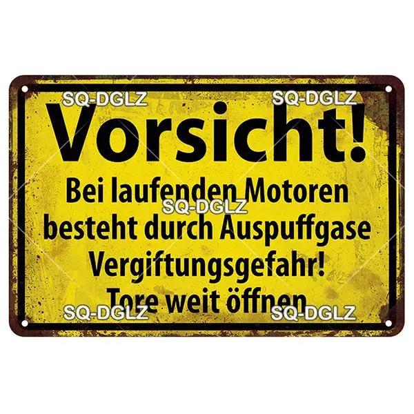 [SQ-DGLZ] Vintage Retro Achtung Berlin Tin Sign Metal Sign Shop Plate Home Bar Wall Sticker Decoration Plaque Poster Decor Gift