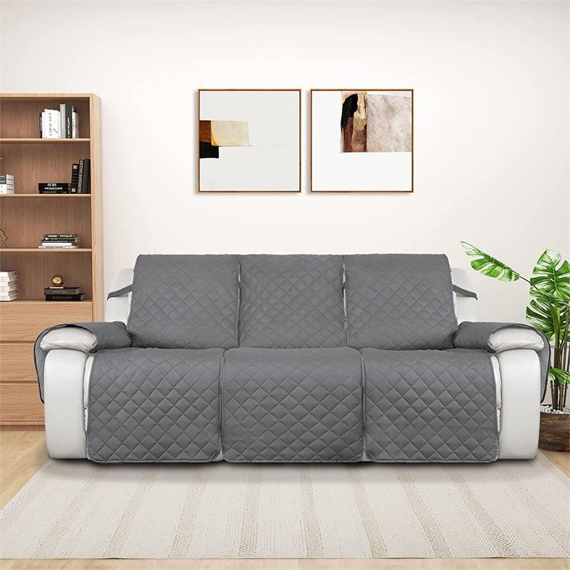Recliner Sofa Cover Pet Proof Kids Friendly Durable Sofa Mat Solid Lounger Couch Towel Armchair Slipcovers for Lazy Boy Chair