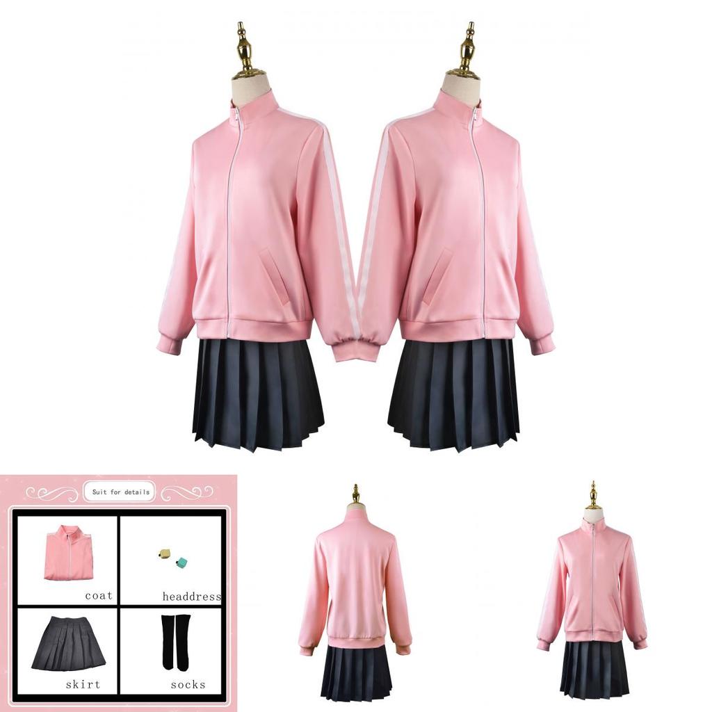 Bocchi A Rocha! Fantasia Cosplay Gotou Hitori Confortável Durável Uniforme Roupa Para Festa à Fantasia