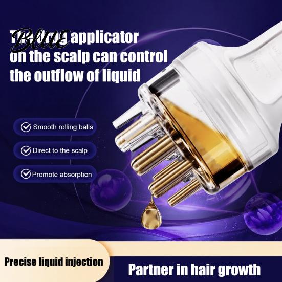 Hair Oil Dispensing Tool Applicator for Men Women 8ML Essence Tool Growth Massage Brush Precise & Even Application Scalp Dispenser Comb Travel Size