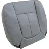 Priprilod Gray Perforated Leather Driver Side Bottom Replacement Seat Cover Compatible with Ford F150 Lariat 2009 2010 2011 2012 2013 2014