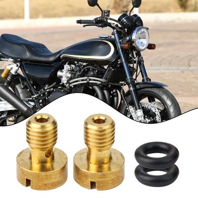 2 stuks Carburateur Aftapschroef Vlotterbak Voor Kawasaki KZ650/1000 CB350/400F