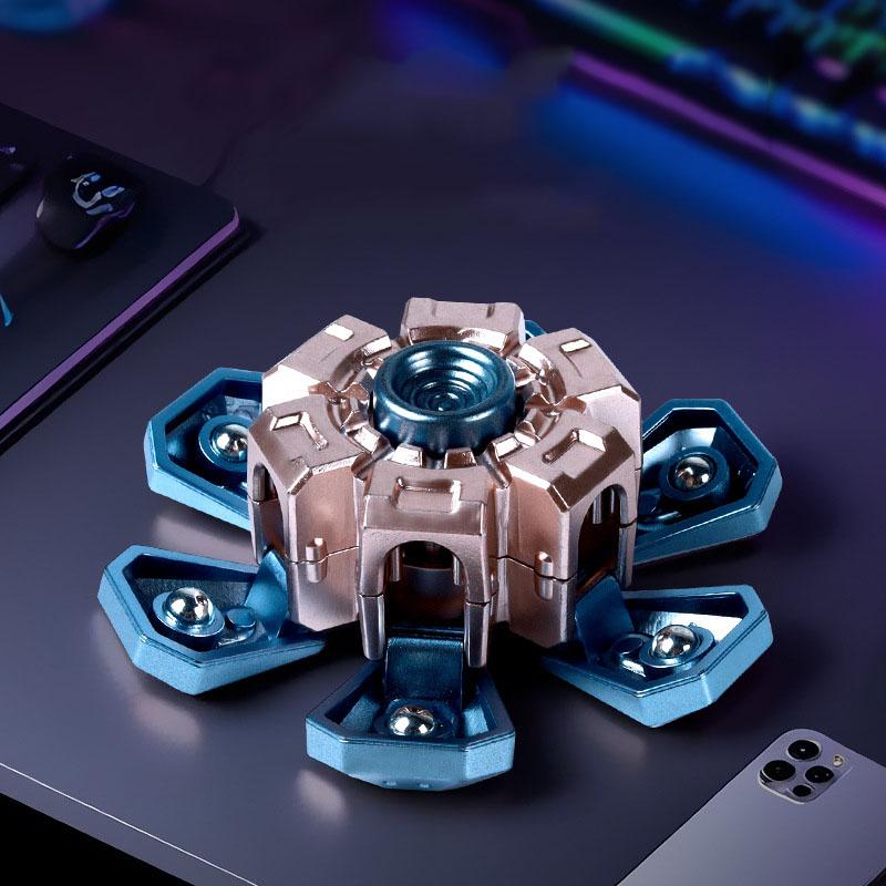 New Steel Beads Fidget Spinner Rotational Deformation Hand Spinner Puzzle Stress Relief Toys for Adult EDC Office Gifts