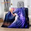 3D-Cartoon-Tiger, Wolf, Löwe, Leopard, Tier, Plüschdecke, Flanelldecke, Überwurf, Decke für Wohnzimmer, Schlafzimmer, Bett, Sofa, Picknick