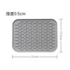 Thermal Insulation Pad Household Anti Slip and Durable Silicone Pad Dining Table Drain Pad Waterproof and Oil Proof Pad