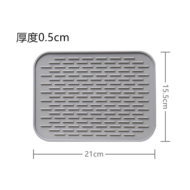Thermal Insulation Pad Household Anti Slip and Durable Silicone Pad Dining Table Drain Pad Waterproof and Oil Proof Pad
