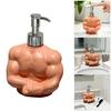 Wide Mouth Soap Dispenser Liquid Soap Container Muscular Man Design Press Pump Holder for Lotion Shampoo Body Wash