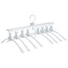 Clothes Hangers Multifunction Foldable Clothes Hanger For Travel White