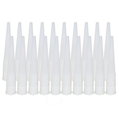 20 Pièces Buses de Calfeutrage en Silicone Embouts pour Mastic Colle à Verre Outils d'Extension d'Embouchure