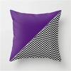 2024 Galaxy INS Wind Purple Geometric Moon Print Pillowcase Living Room Office Sofa Cushion Cover Waist Pillowcase 45*45CM