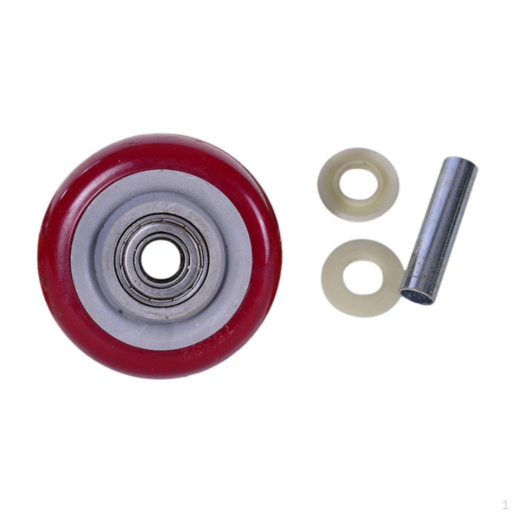 Caster Wheel Bearings Repair Plate Casters Polyurethane Swivel for Workbench