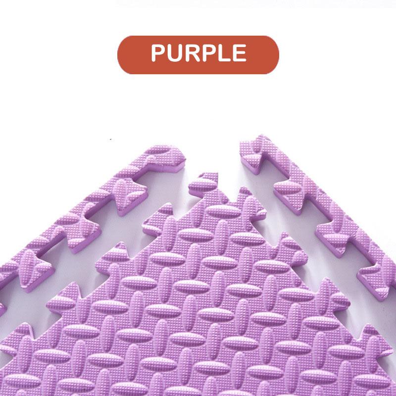 2,5CM 12PCS EVA pěnové zámkové dlaždice Ochranná podlaha Vodotěsná protiskluzová spojovací podložka Tělocvična Cvičení Jóga Fitness Pad