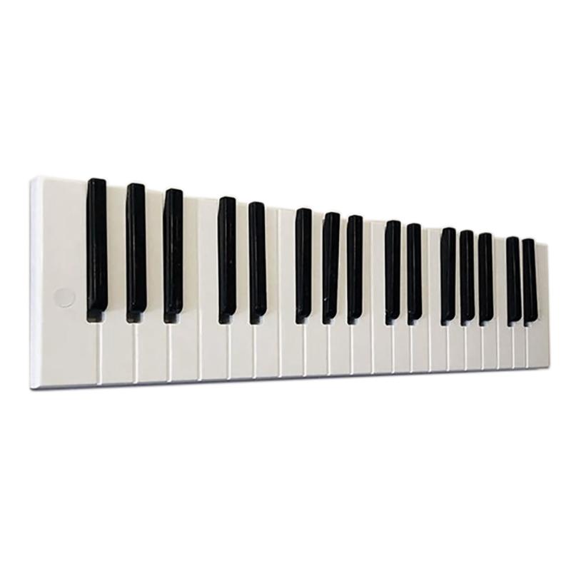 39cm Coat Racks Piano Keys Wall Mounted Coat Hook Hanger Wall Decoration For Home Kitchen Cute Room Wall Decor Wall Art Gifts