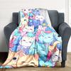 1pc Cats Pastel Lightweight Flannel Blanket, Comfortable and Warm Blanket, for Office and Camping Sofa Bed, Livingroom145