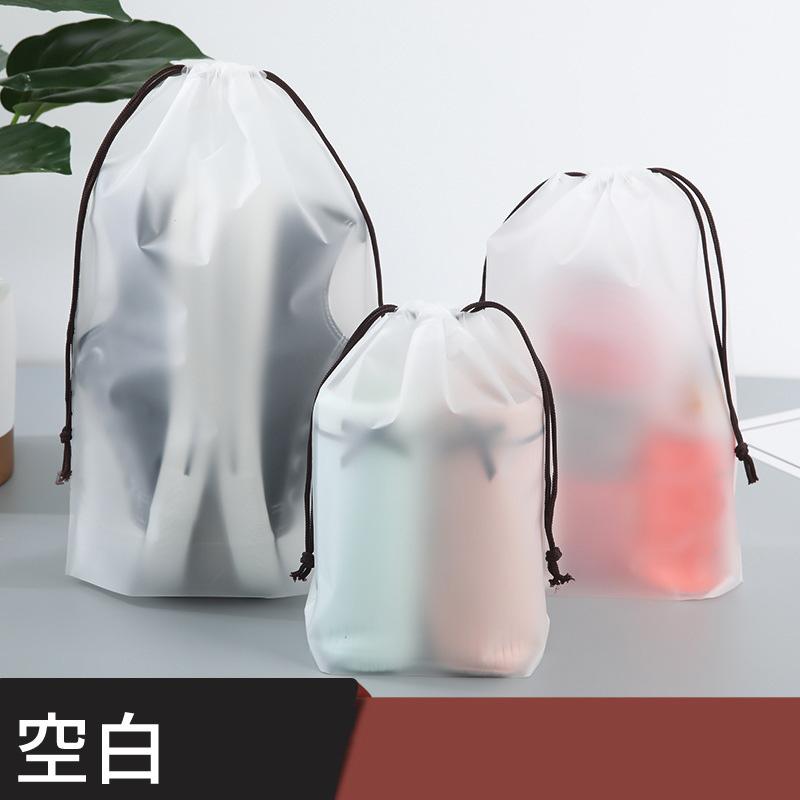 3pcs/set Cartoon Drawstring Storage Bags Travel Shoes Clothes Towel Cosmetic Portable Waterproof Organizer Toiletry String Bags