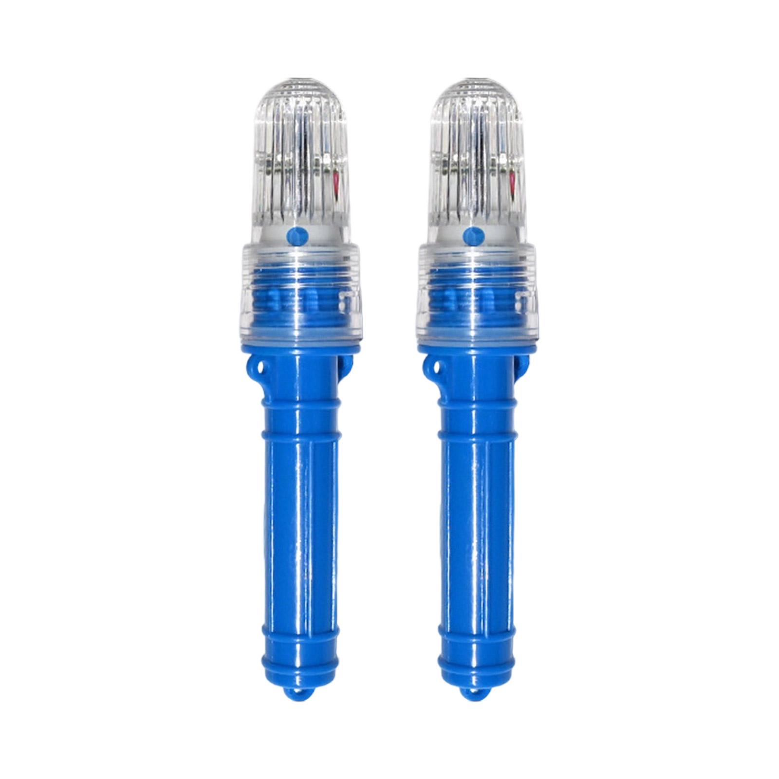 

2 шт. Лодочный факел Морской аварийный сигнальный огонь Предупреждающий огонь для рыболовной сети Позиционирующий мигающий огонь для яхты Сигнальная лампа