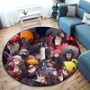 Famous cartoon NARUTO protagonist Uzumaki Naruto round carpet soft home decoration anti-slip door mat outdoor picnic mat carpet M3