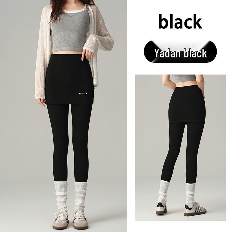 

Women s Slimming Yoga Skirt Pants: Light, Tight, Hip-Hugging, Anti-Embarrassment 2-in-1 Fitness Leggings L (105-120 jin)