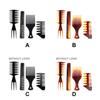 1 Set Combs Lightweight Portable Multifunctional Wear-resistant Modelling Tools Easy Installment Distinctive Hair Pick