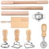 Stainless Steel Cookies Cutter Set Pasta Press Kitchen Attachment Kit Ravioli Maker Mold Tool Ravioli Stamp Set Pastry Wheel Set