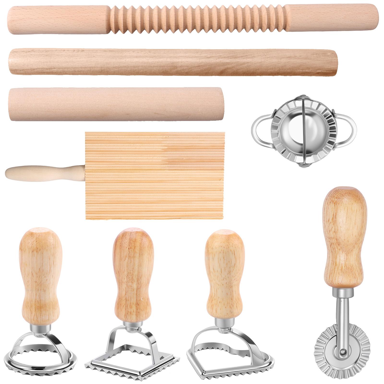 

Stainless Steel Cookies Cutter Set Pasta Press Kitchen Attachment Kit Ravioli Maker Mold Tool Ravioli Stamp Set Pastry Wheel Set