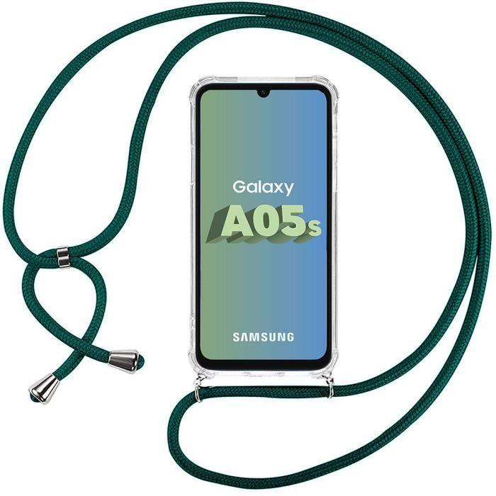 Coque de protection - BOOLING - pour Samsung Galaxy A05s - Souple - Vert Nuit - Anti-Rayures