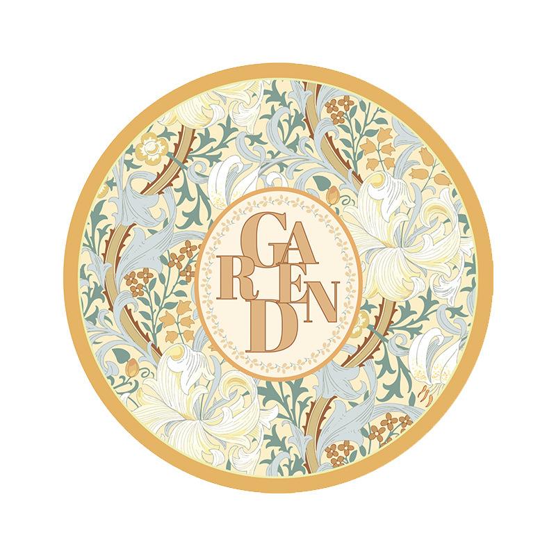 1PCS Round Rubber Placemats Heat Insulation Drink Coaster Anti Slip Pot Mat Reusable Hot Pad Kitchen Tableware Pads Accessories