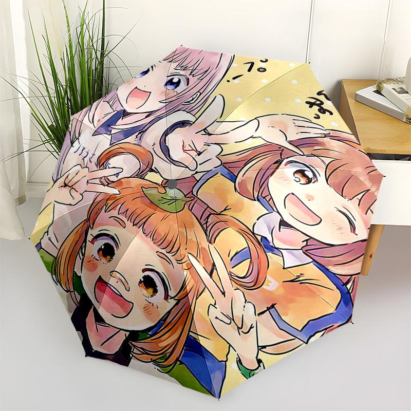 

1pc Anime Characters Outdoor Umbrella - Automatic Opening/Closing - Portable 3-Fold Design - 8-Rib Iron Frame - Perfect Gift for Fans, Travelers, Dail
