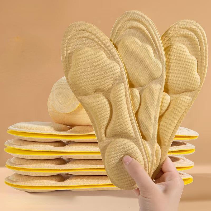 6D Massage Memory Foam Insoles for Shoes Sole Breathable Cushion Sneakers Running Insoles for Feet Orthopedic Insoles Deodorant