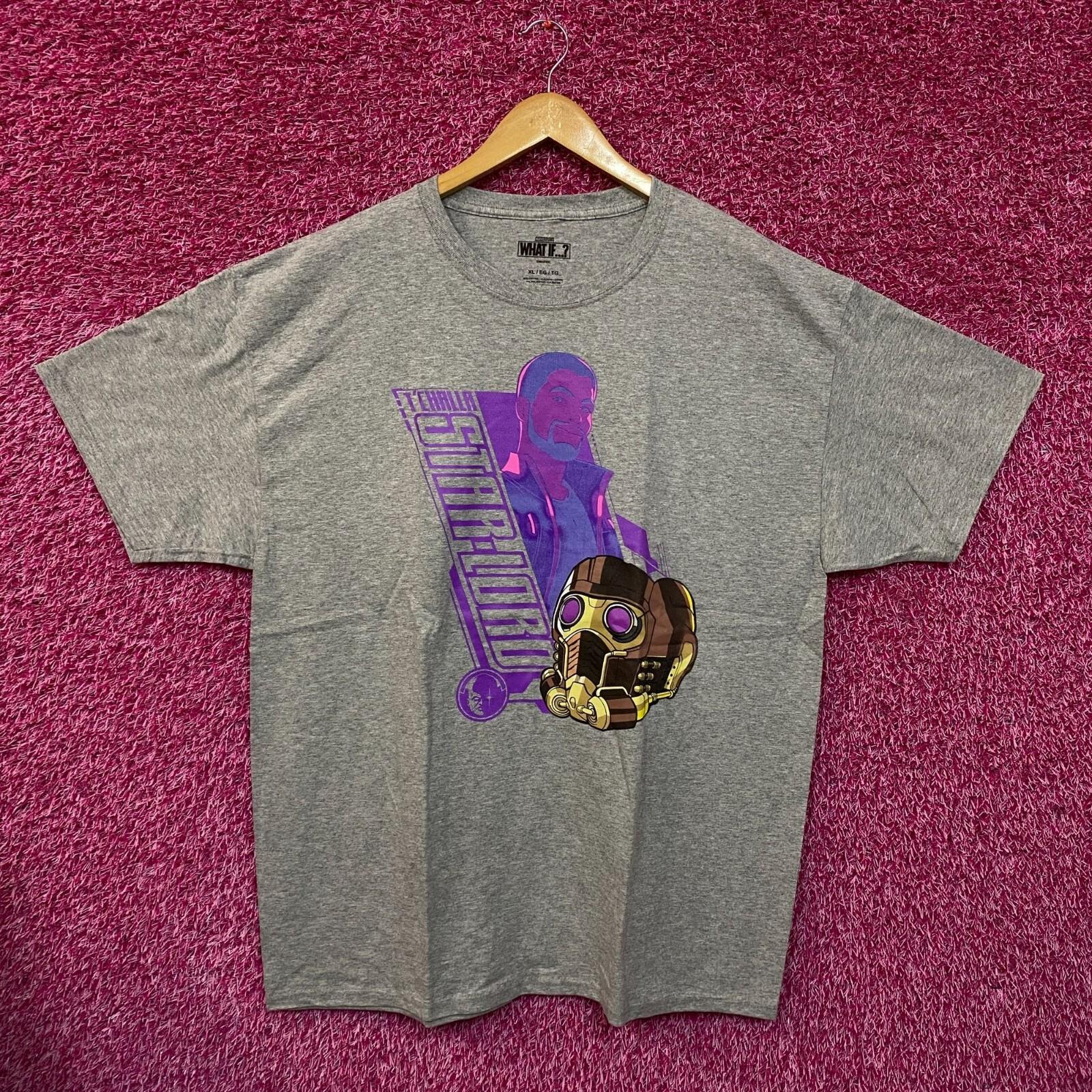 Marvel What If Tchalla Was Star Lord Comic Tshirt size XL L