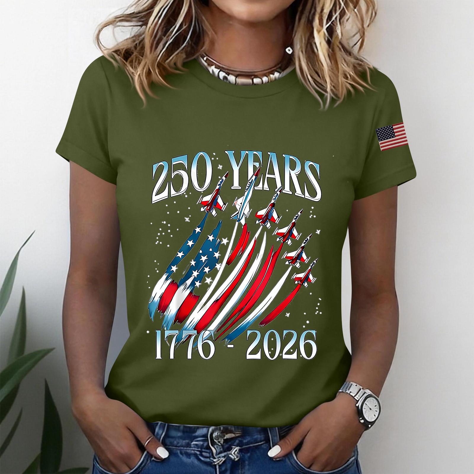 

Women s Fashion Casual Printed Short Sleeve Round Neck Pullover Tops L