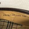 Burberry Leder Slipper Herren 24.5 Braun Karofutter(GEBRAUCHT)