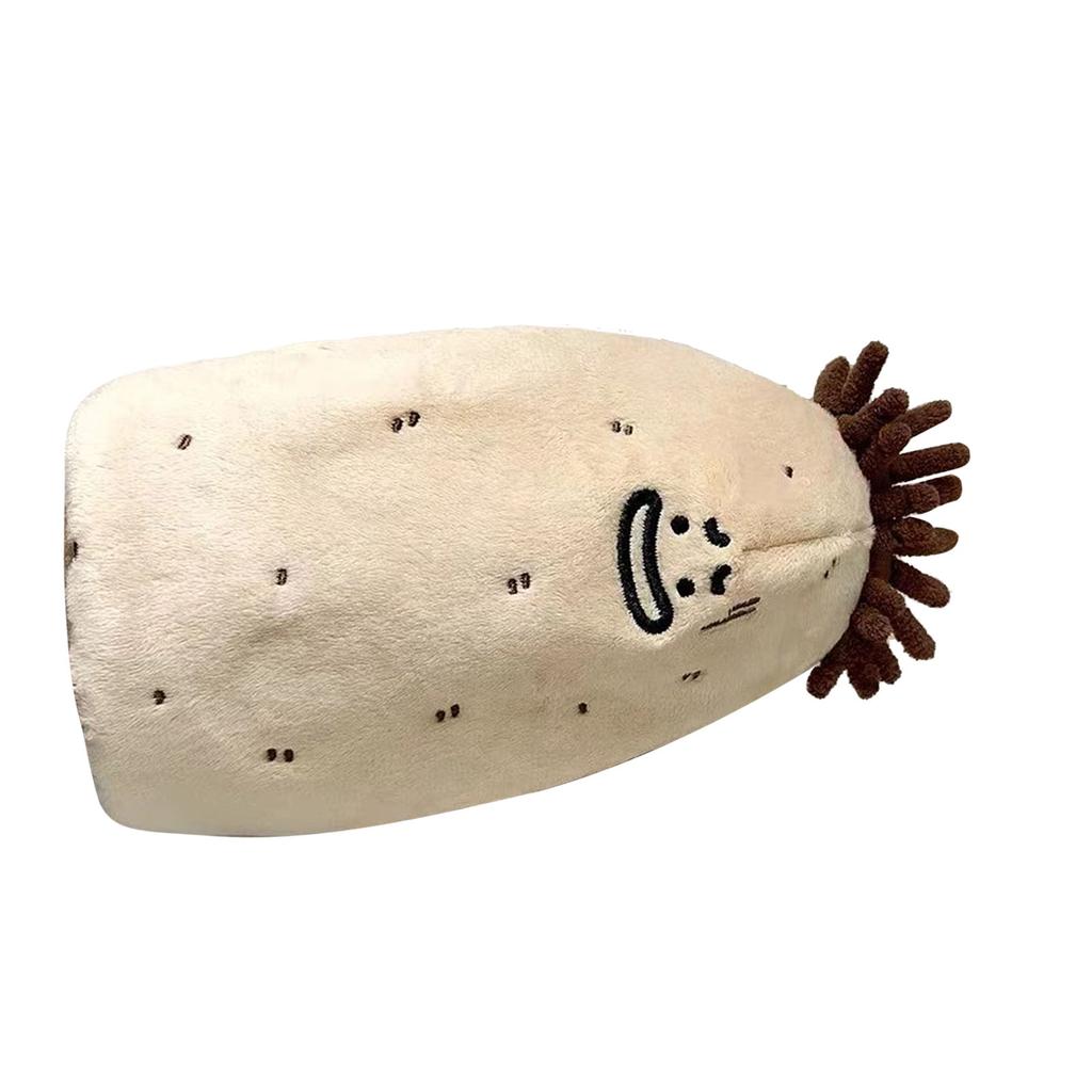 Plush Pen Bag Cute Potato Shaped Soft Fade Resistant Multi Purpose Pencil Case Storage Bag Toy for