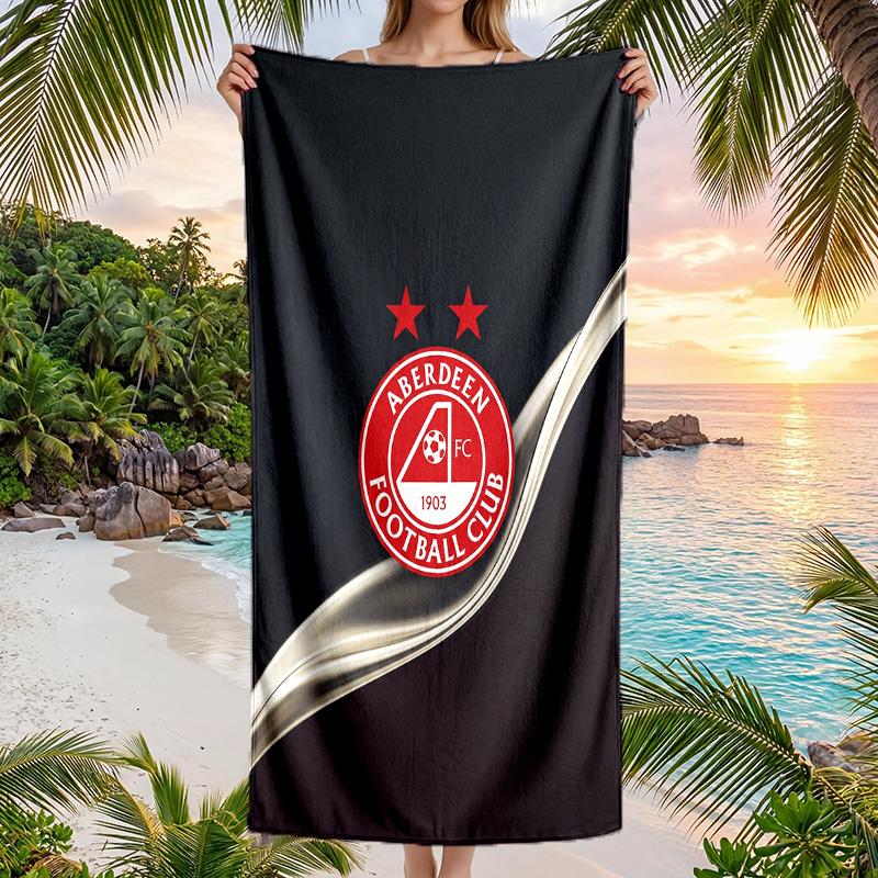 Toalla de Playa de Secado Rápido con Estampado del Aberdeen FC Microfibra Absorbente Portátil de Viaje Toalla de Natación
