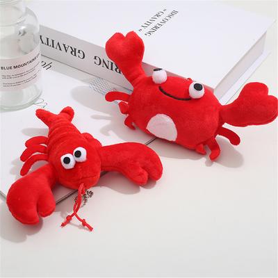 Red Crab Toy , NEW 13CM Crab Lobster Keychain Plush DOLL ; Plush Stuffed TOY