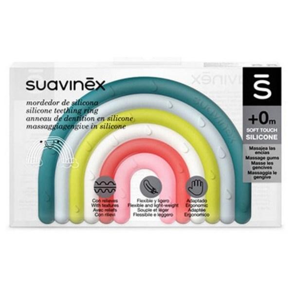 Swabinex silicone teether, single item, rainbow, 1 piece, Korean baby products
