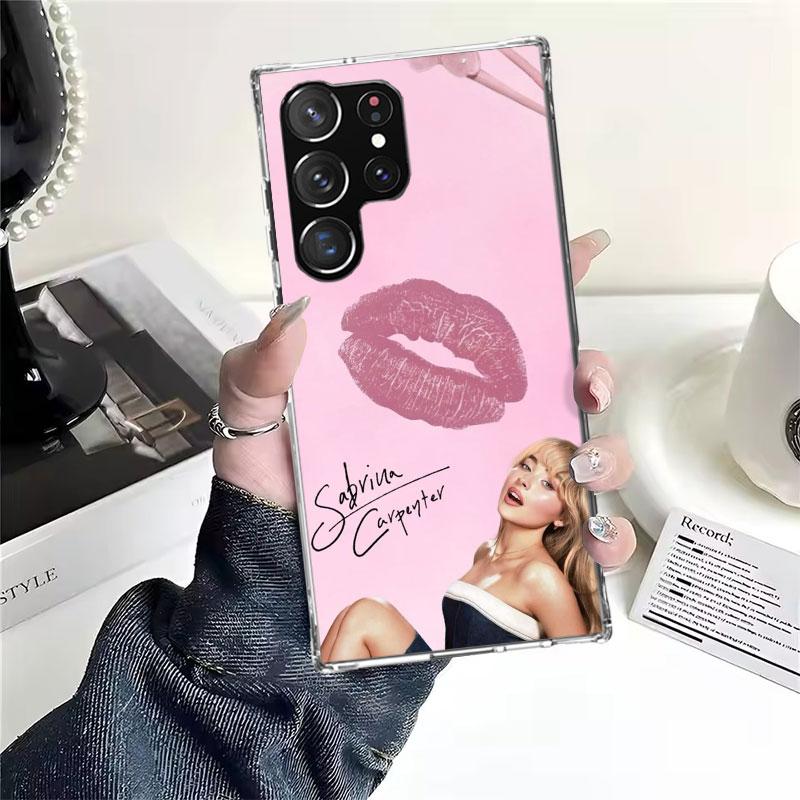 CR66 S-Sabrina C-Carpenter Soft Phone Case For Samsung Galaxy S22 S23 S24 S25 Edge S26 Ultra S20 FE S21 Plus + Fundas Coque Gala