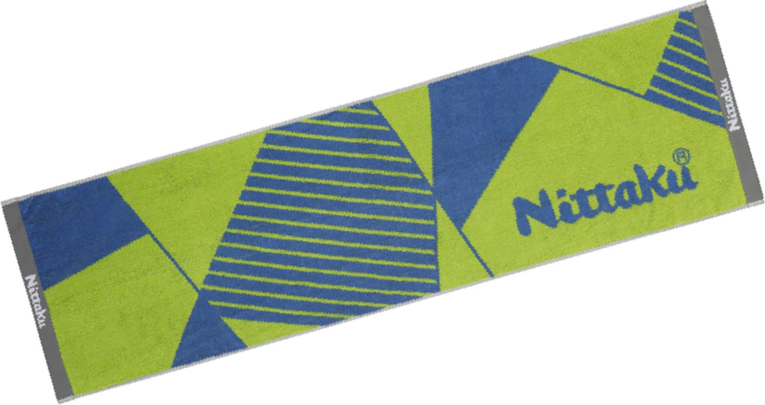 

Nittaku Table Tennis Polygon Sports Light Towel, Towel, Green, NL-9290