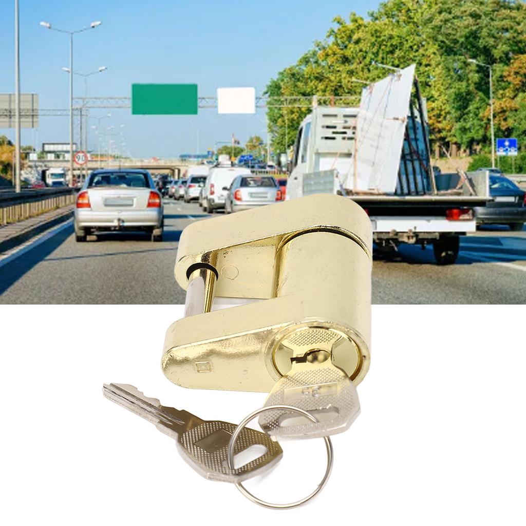 Anhängerkupplungs-Schloss Schwerlast Diebstahlschutz Vielseitiges Kupplungsschloss für Wohnmobile LKW Werkzeugkasten
