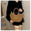 2023 New Sheepskin Tote Bag With Lamb Wool Retro Style Medium Size European And American Style