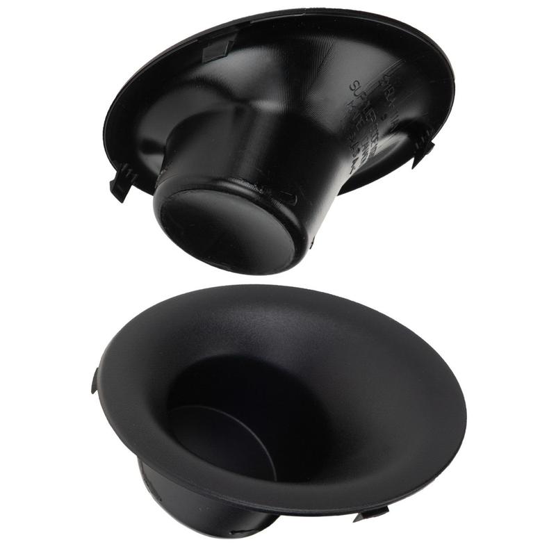 2pcs Black Car Front Fog Light Covers without Hole for Dodge Challenger 2015 2016 2017 2018   68259660AA, 68259661AA