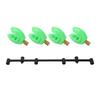 Fishing Rod Pod Stand Holder Durable Aluminium Alloy Compact Structure Wear Resistant Fishing Pole Pod Stand45cm Holder