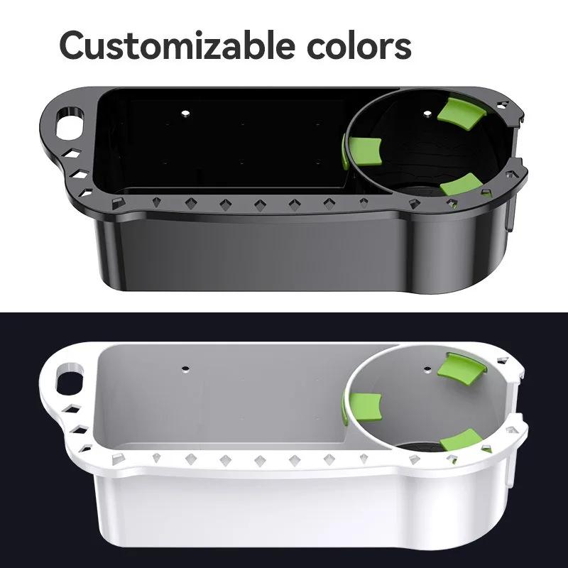Boat Water Bottle Holder Bottle Organizer Boat Cup Holder with Rubber Tab Marine Tools Storage Tray Large Capacity Cup Holder