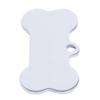 Portachiavi Personalizzato con Medaglietta ID per Cane Gatto Animale Domestico Inciso Nome ID Animale per Collare Cane Cucciolo Gatto Ciondolo Portachiavi Osso Accessori per Animali Domestici